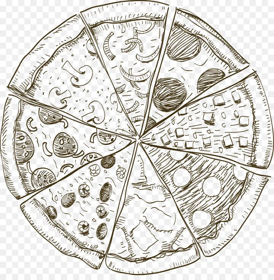 Pizza，Sushi Pizza PNG