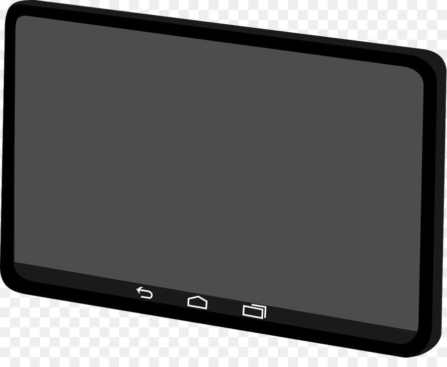 Moldura Preta Para Tablet，Dispositivo PNG