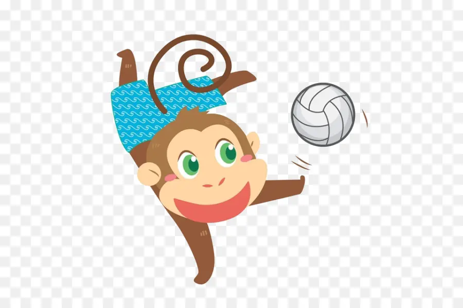 Macaco Jogando Vôlei，Voleibol PNG