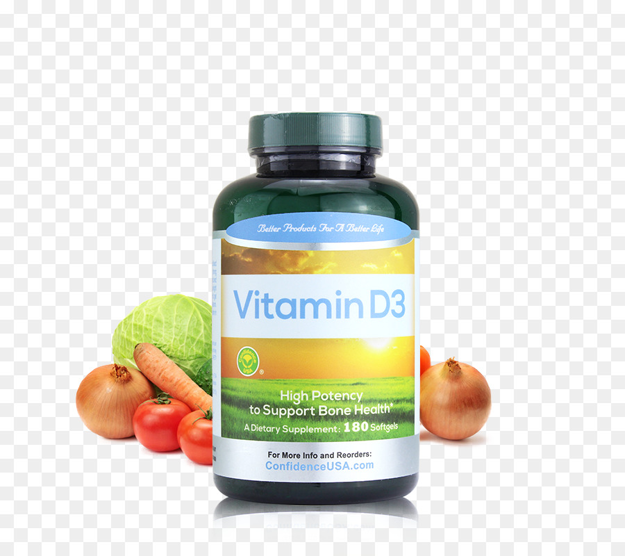 Vitamina D3，Garrafa PNG