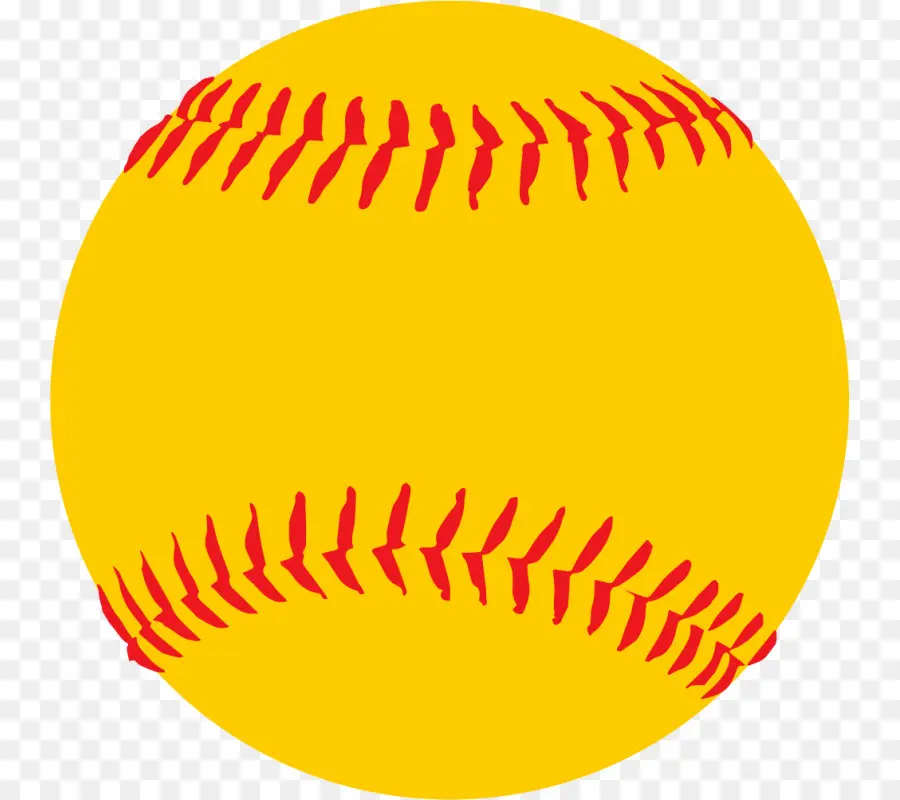 Softbol Amarelo，Bola PNG