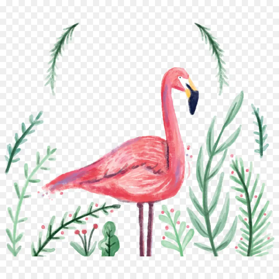 Flamingo，Convite De Casamento PNG