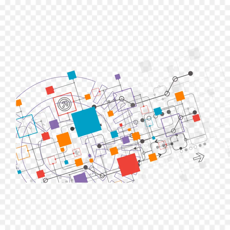 Formas Geométricas Coloridas，Quadrados PNG