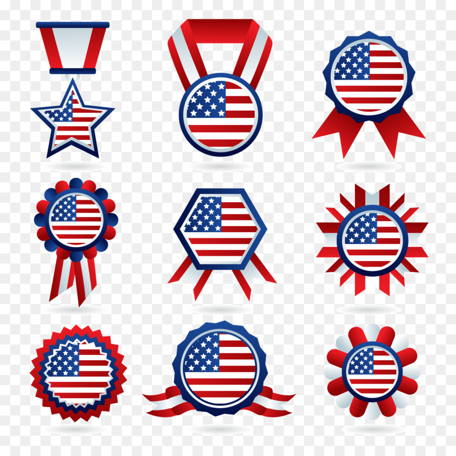 Distintivos Americanos，Medalhas PNG