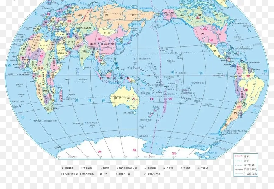 Mapa Mundial，Geografia PNG