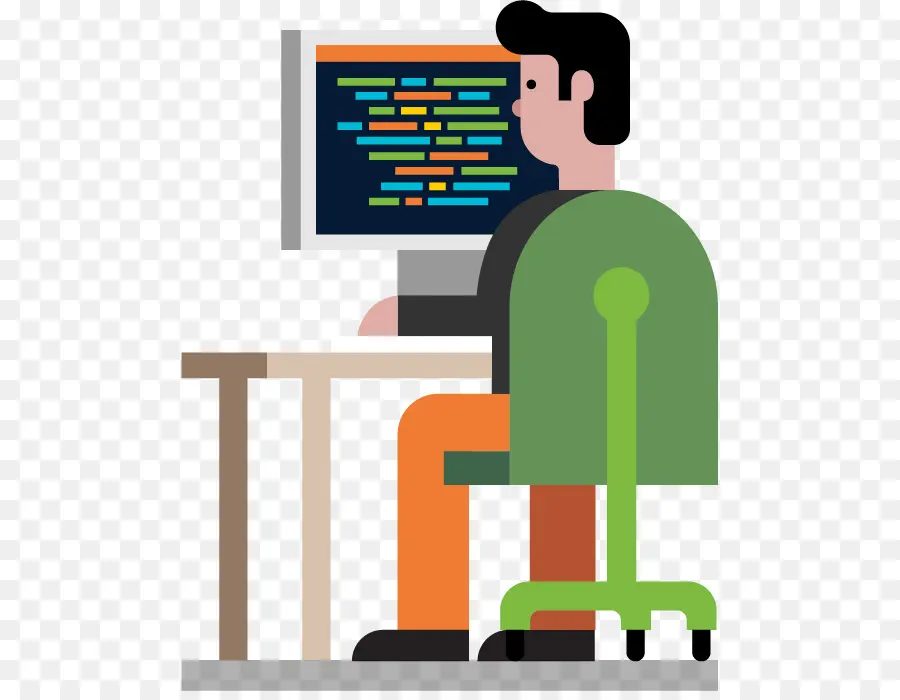 Programador，Computador PNG