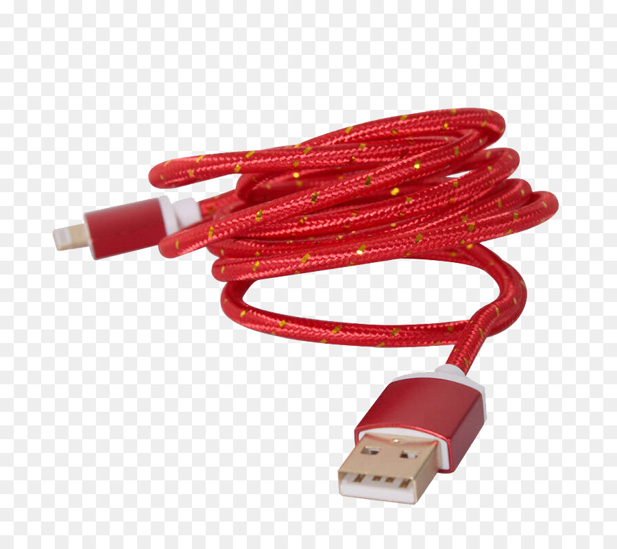 Cabo Usb，Vermelho PNG