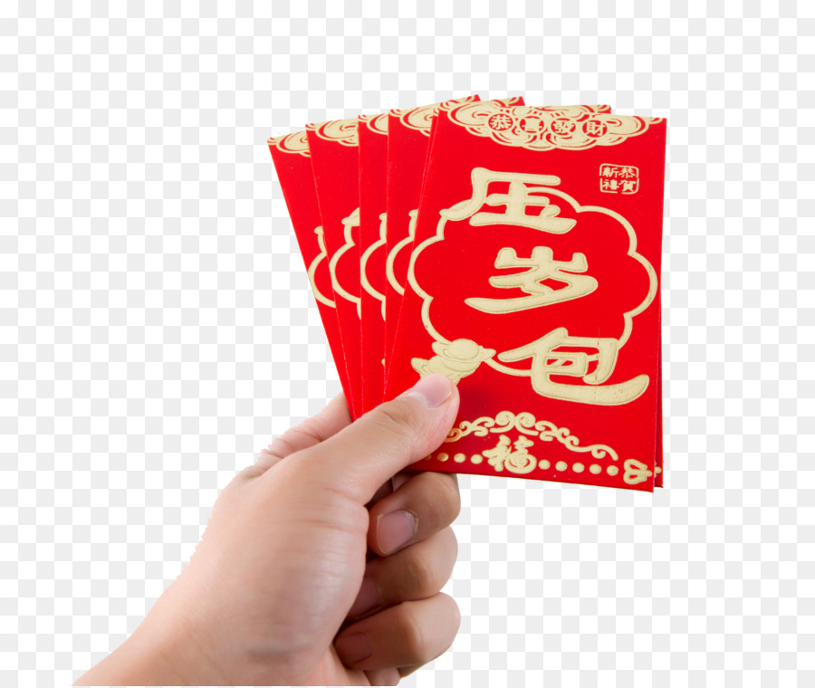 Envelope Vermelho，Ano Novo Chinês PNG