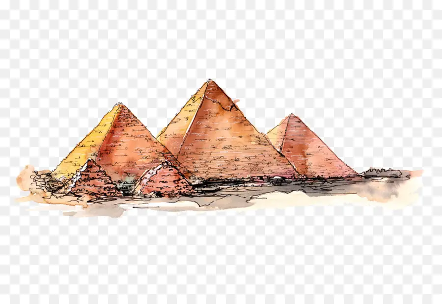 Pirâmides Do Egito，Grande Pirâmide De Gizé PNG