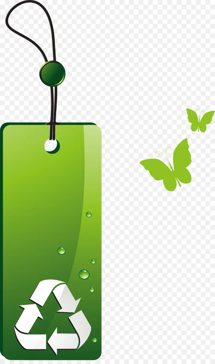 Etiqueta Verde，Reciclagem PNG