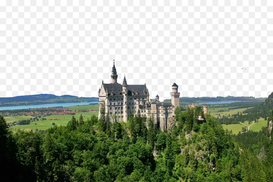 Castelo De Neuschwanstein，Moyland Castelo PNG