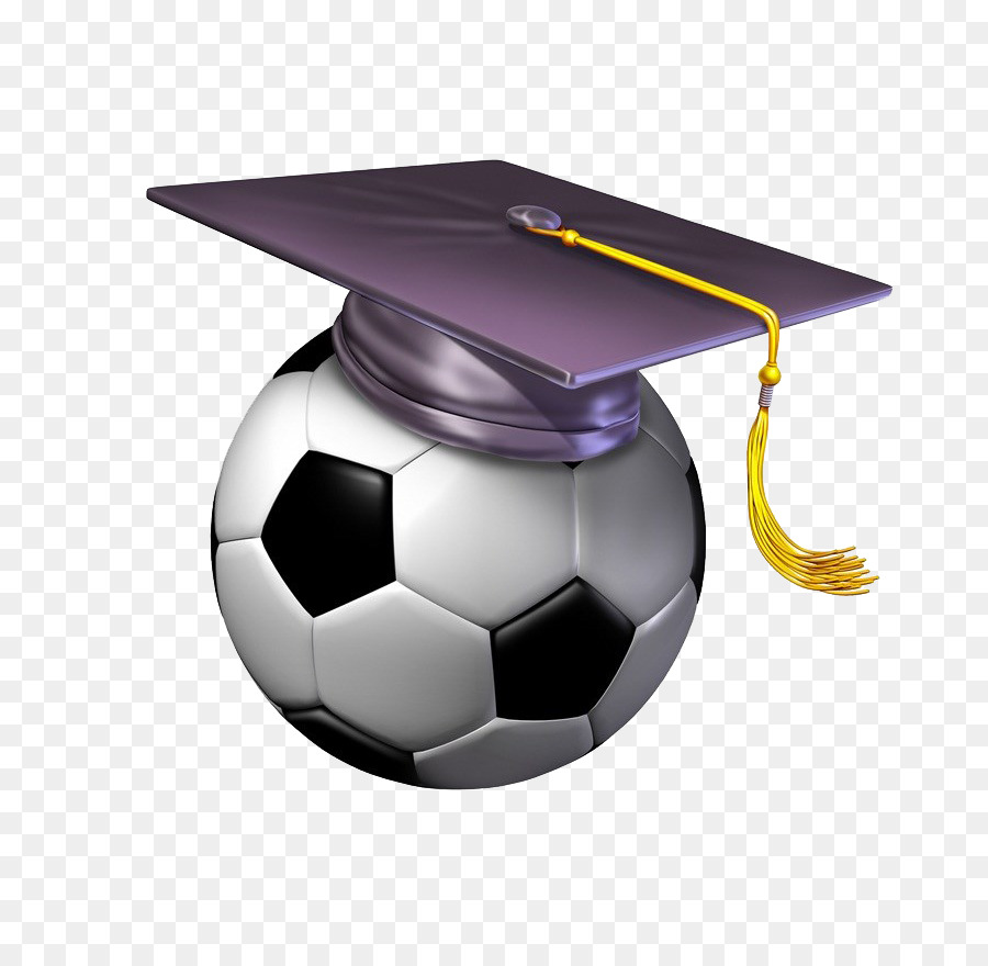 Bola De Futebol，Chapéu De Formatura PNG