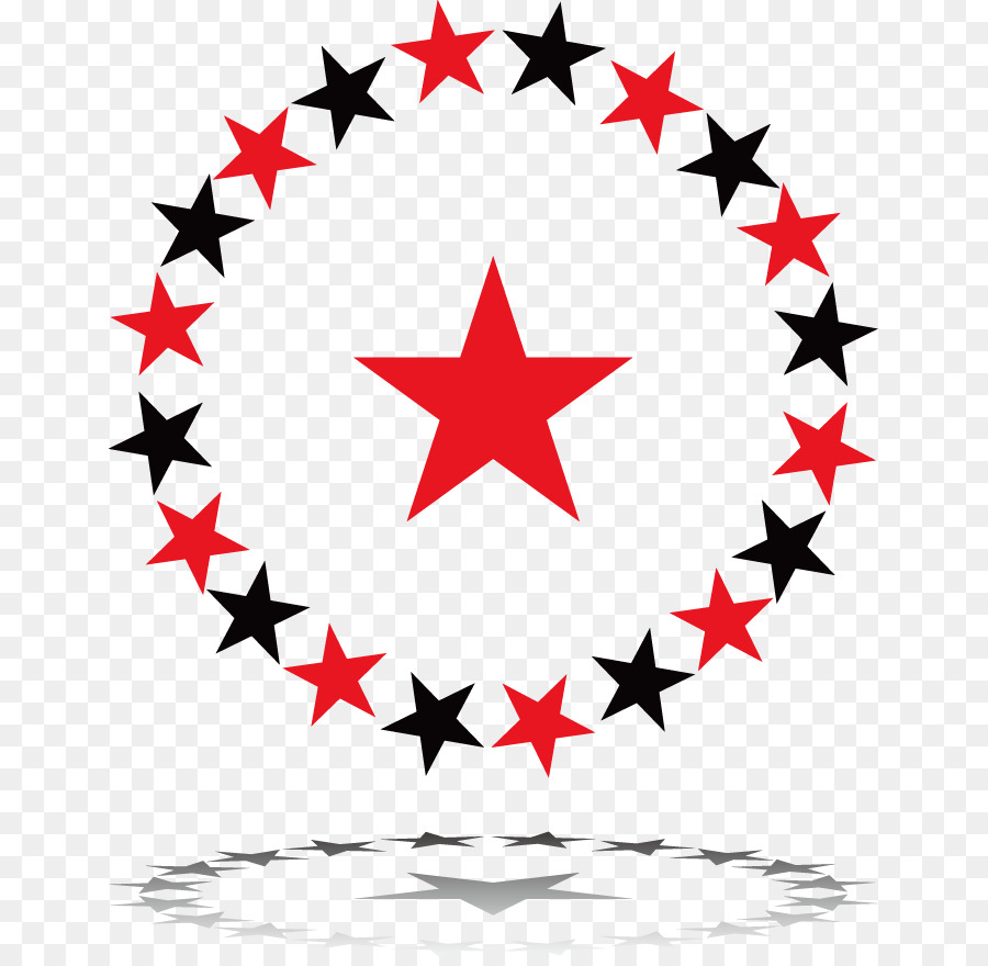 Estrela Vermelha，Círculo PNG