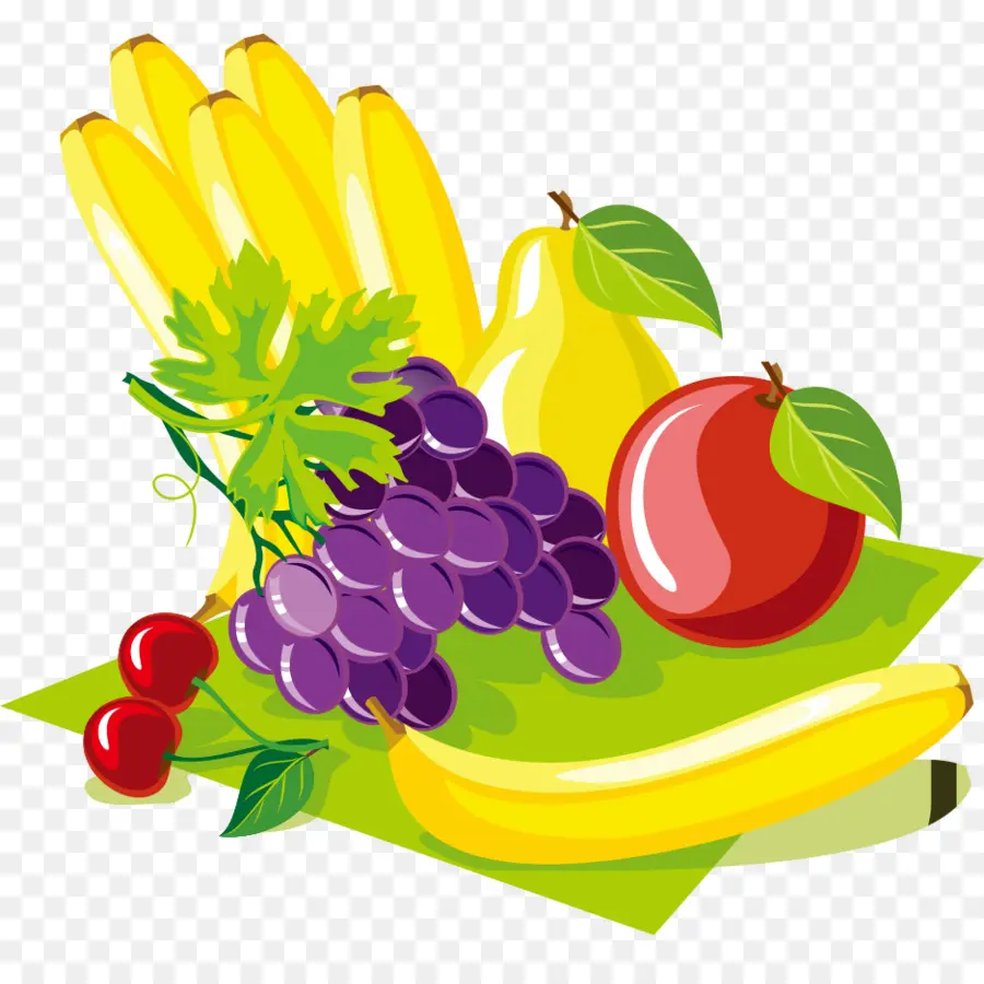 Ilustração De Frutas，Comida PNG