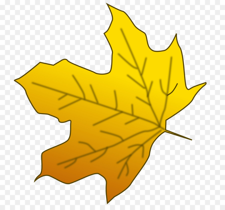 Maple Leaf，Amarelo PNG