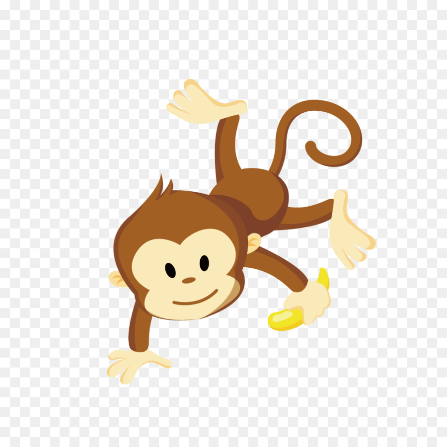 Desenho Animado Animal Macaco Png Fundo Transparente