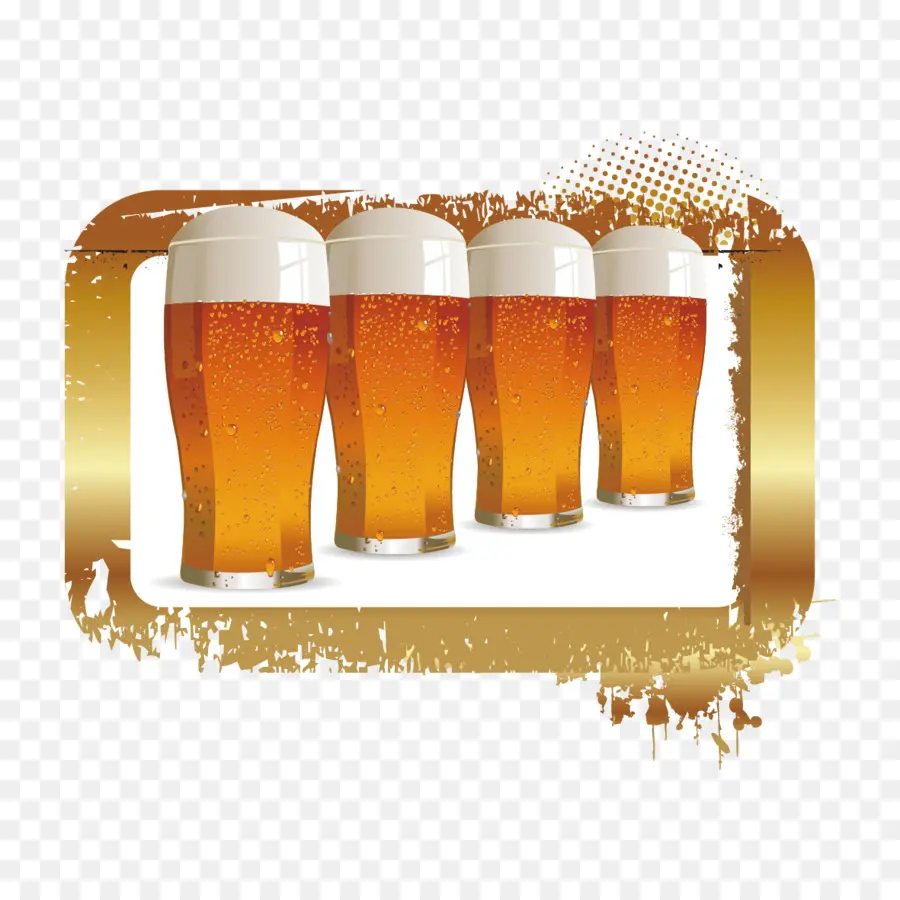 Copos De Cerveja，Espuma PNG