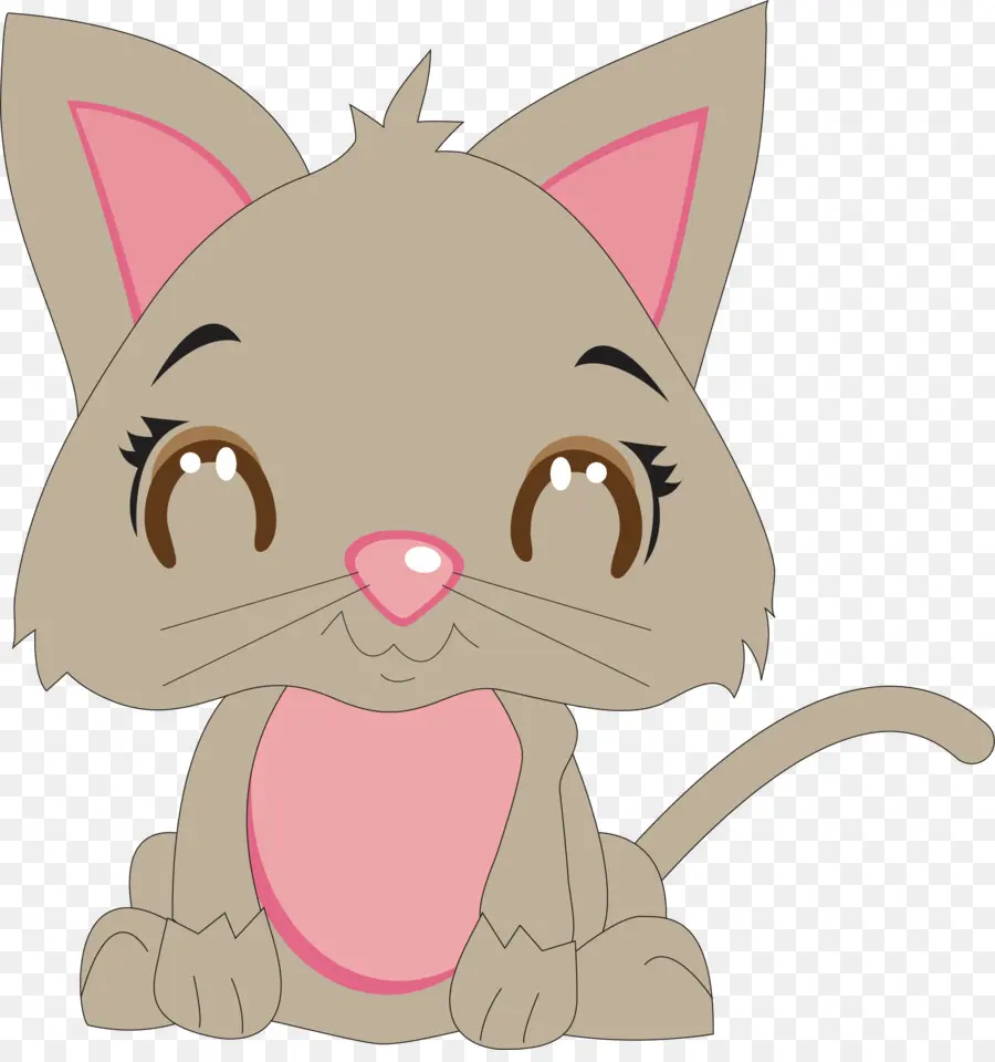 Gato De Desenho Animado，Bonitinho PNG