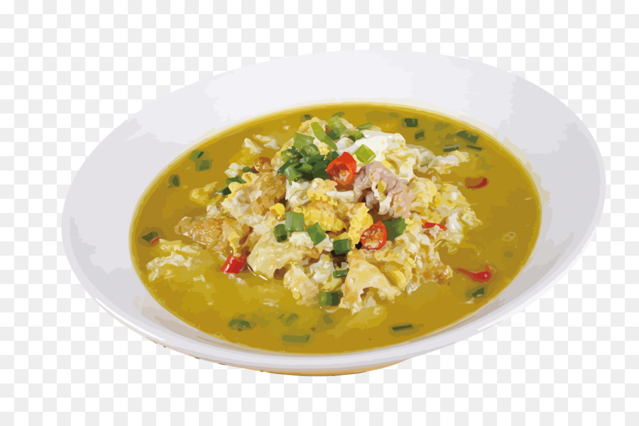 Curry Amarelo，Ovo Frito PNG