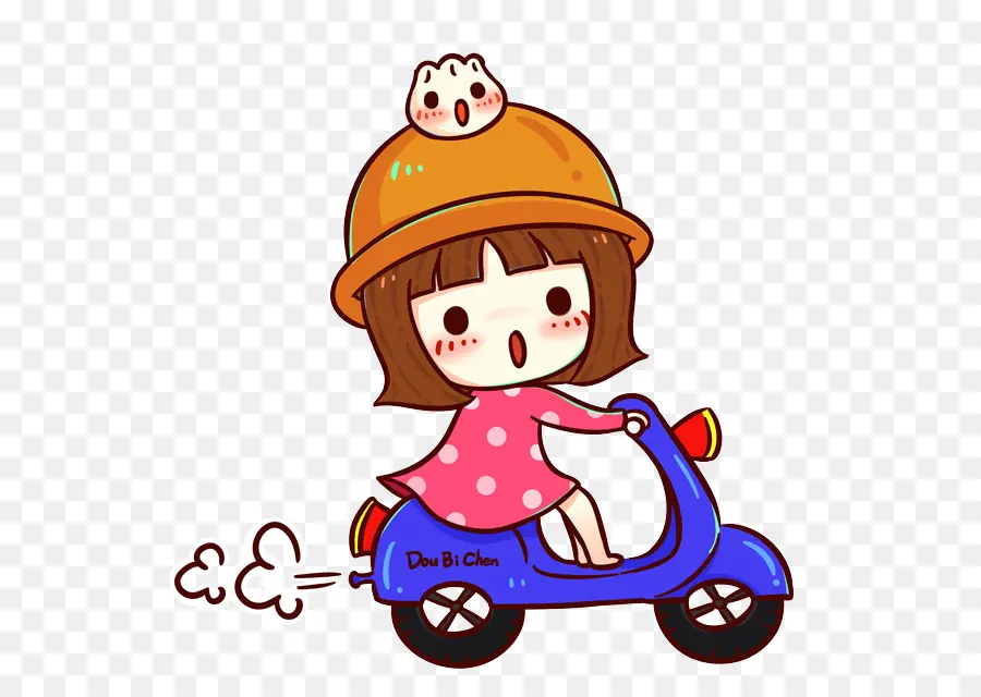 Garota Na Scooter，Capacete PNG