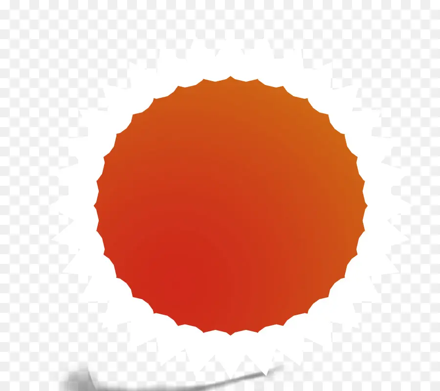 Círculo Laranja，Gradiente PNG