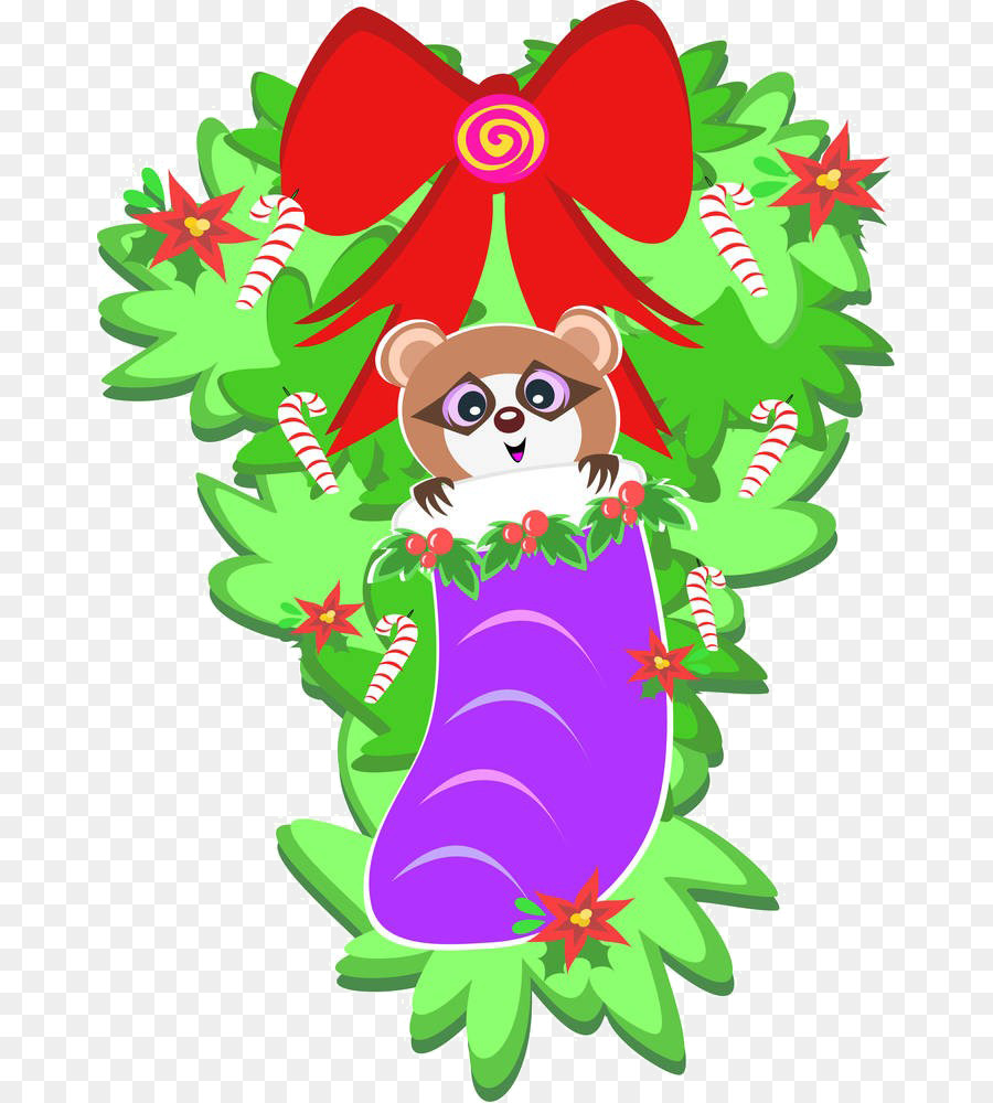 Guaxinim，Candy Cane PNG