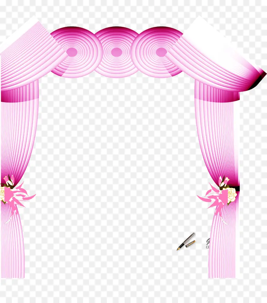 Arco De Casamento，Rosa PNG