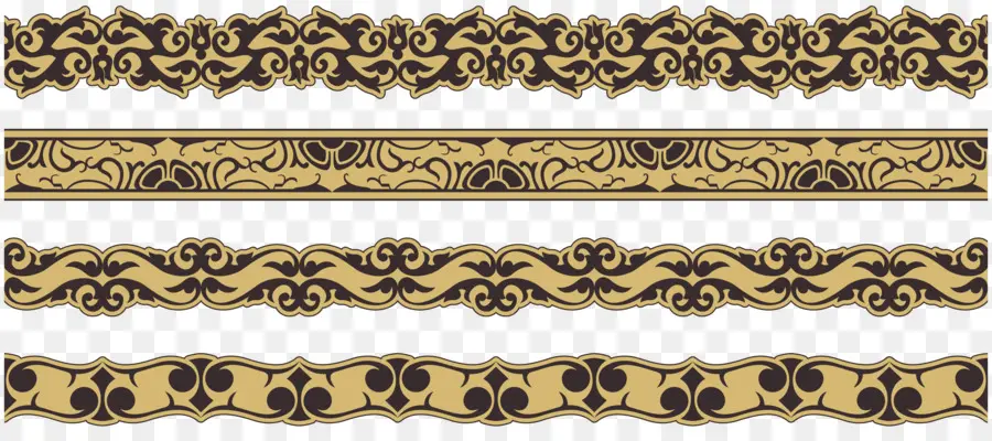 Bordas Decorativas，Ornamental PNG