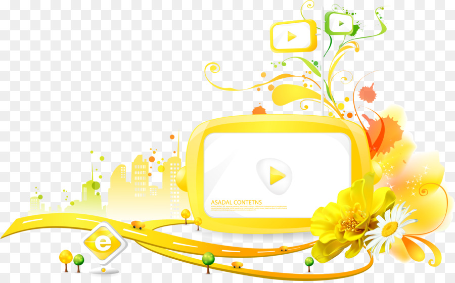 Tv Floral，Flores PNG