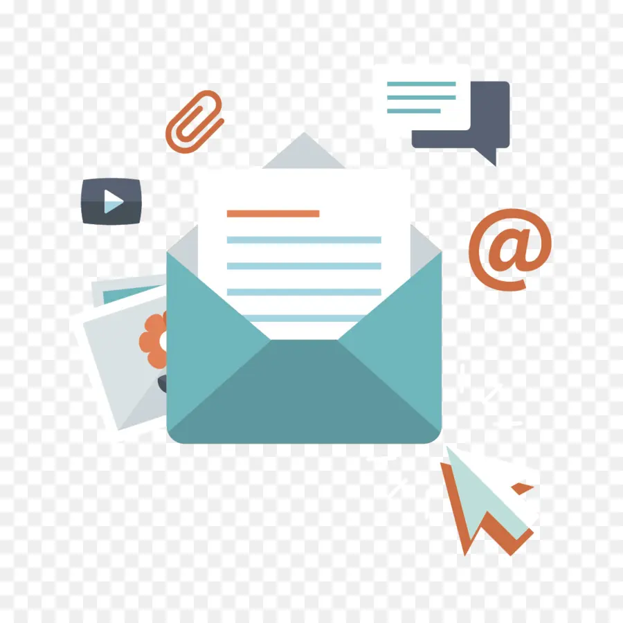 Marketing Digital，E Mail PNG