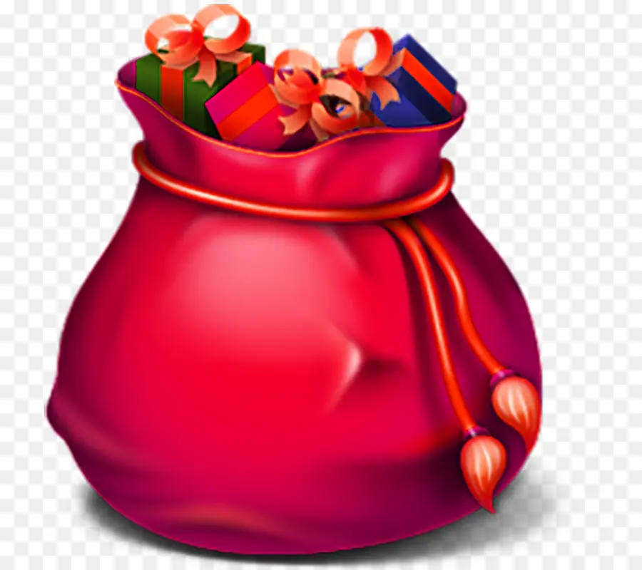 Sacola De Presente，Vermelho PNG