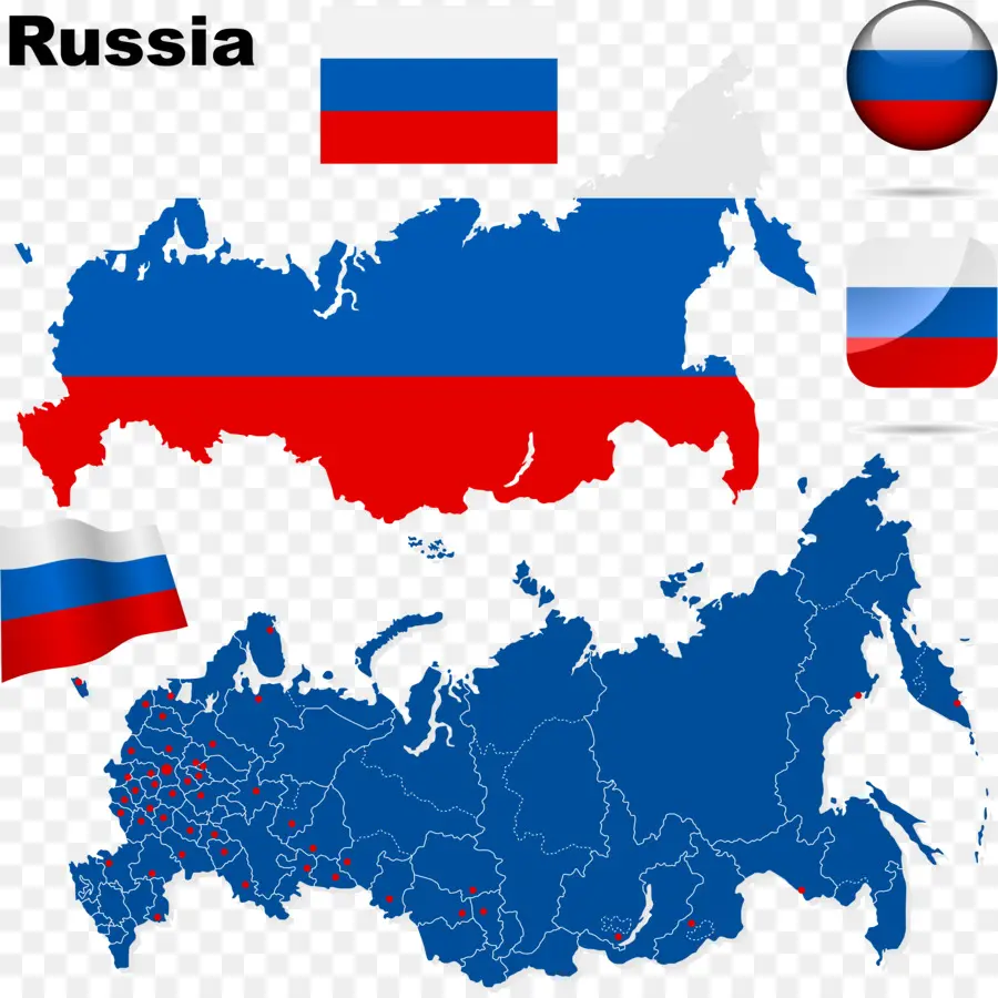 Mapa Da Rússia，País PNG