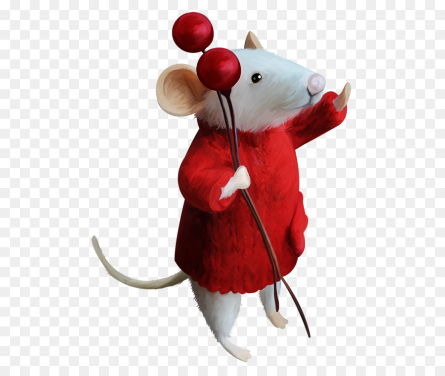 Rato Em Vermelho，Fantasia PNG