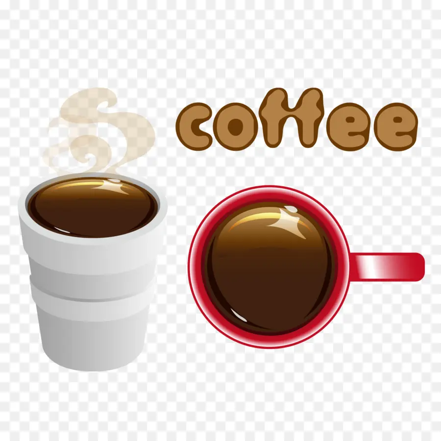 Xícaras De Café，Texto PNG