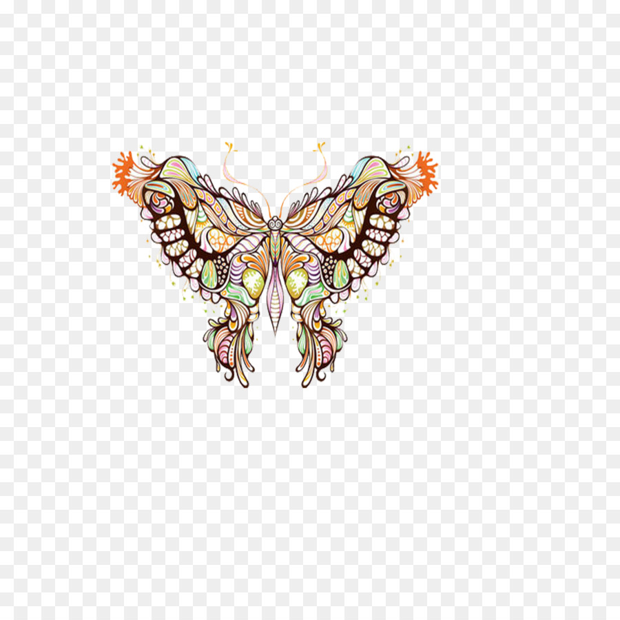 Borboleta，Desenho PNG