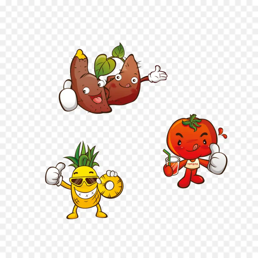 Frutas De Desenho Animado，Fruta PNG