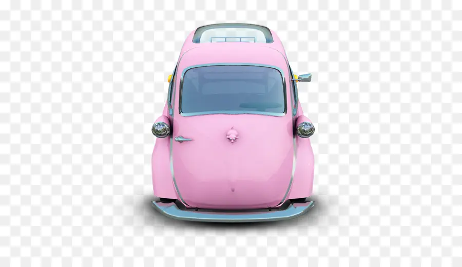 Carro Rosa，Bonitinho PNG