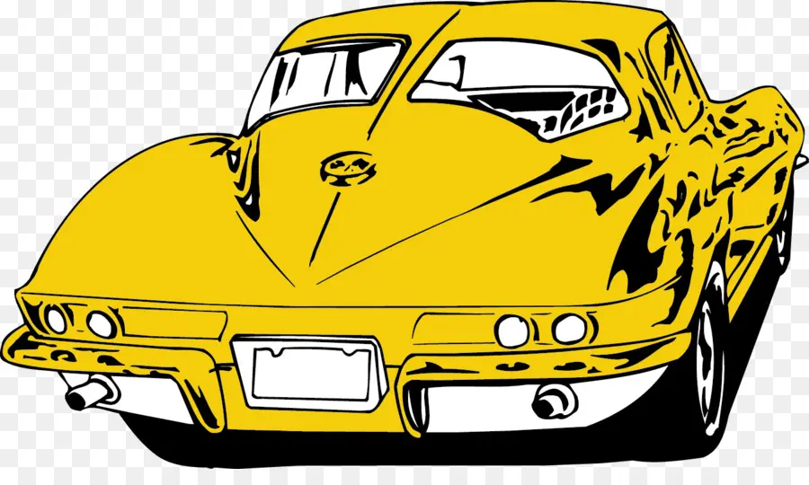 Carro Esportivo Amarelo，Rápido PNG