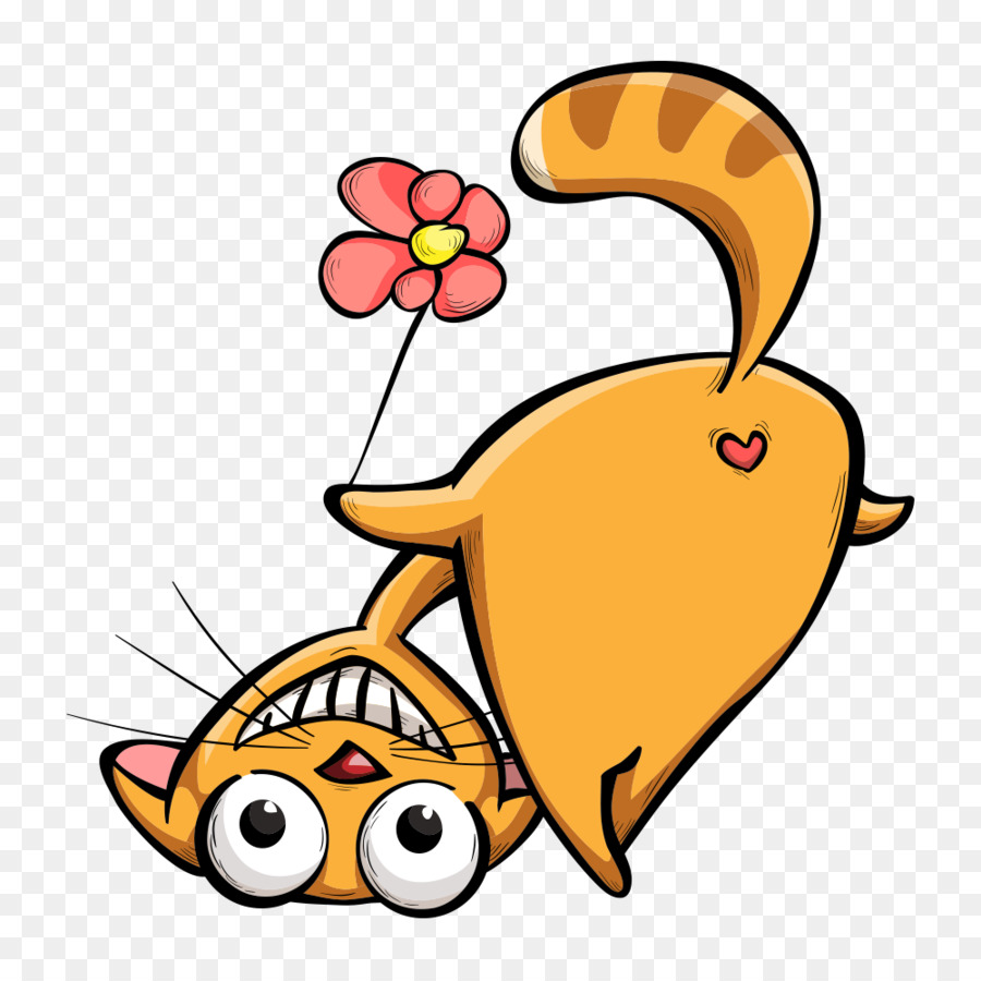 Gato Laranja，Flor PNG