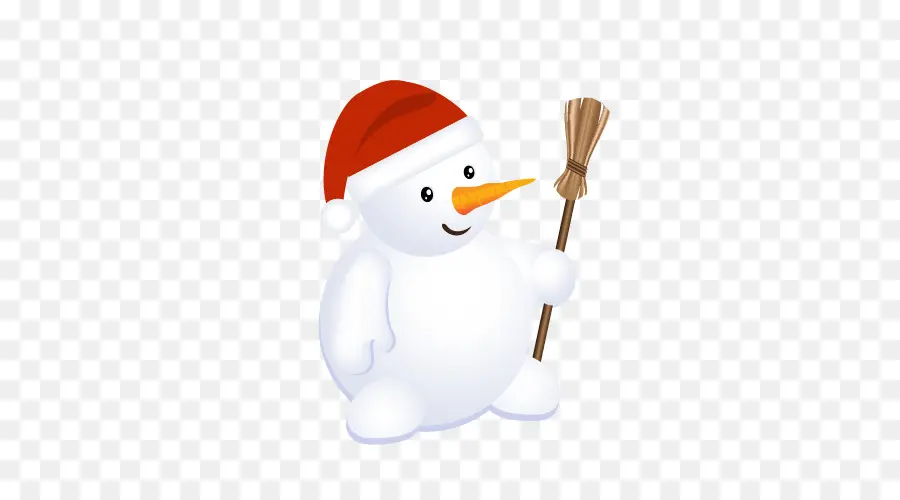 Boneco De Neve Com Chapéu De Papai Noel，Chapéu De Papai Noel PNG