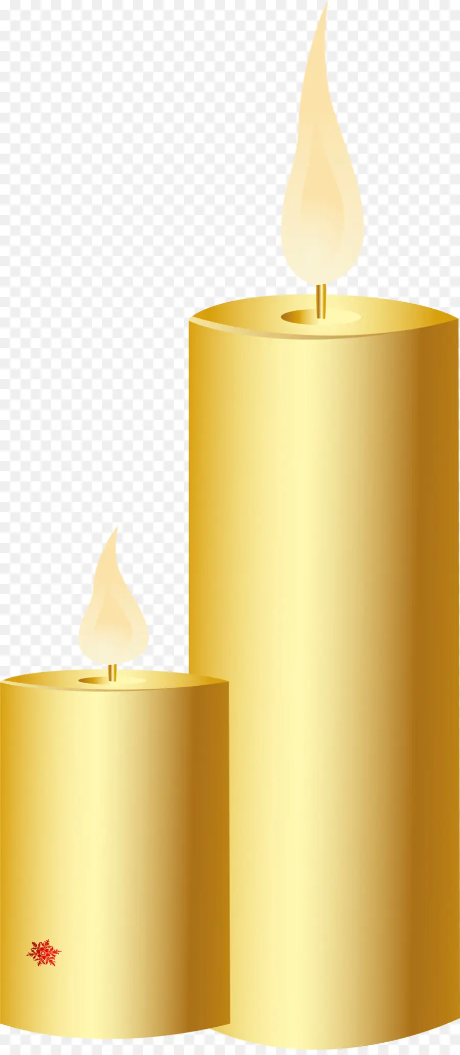 Velas Douradas，Chama PNG