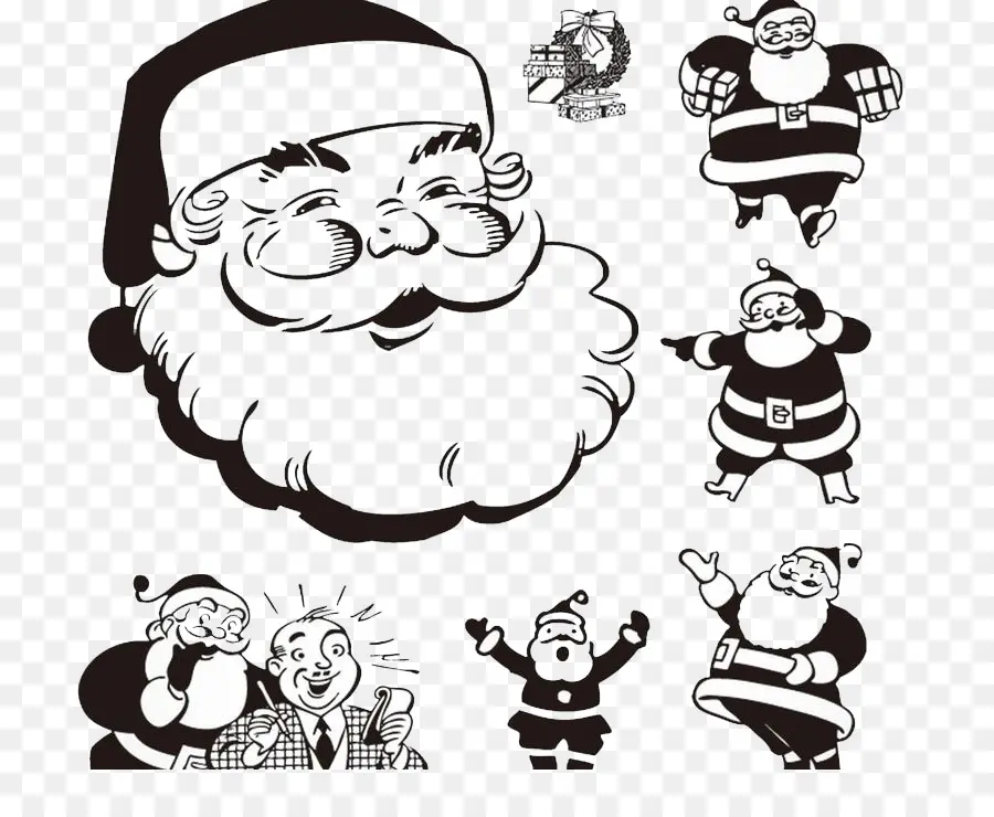 Ilustrações Do Papai Noel，Papai Noel PNG