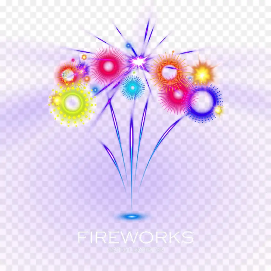 Fogos De Artifício，Colorido PNG