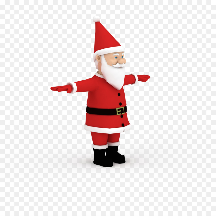 Papai Noel，Terno Vermelho PNG