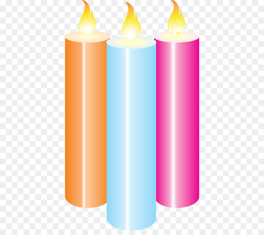 Velas De Três Pilares，Chama PNG