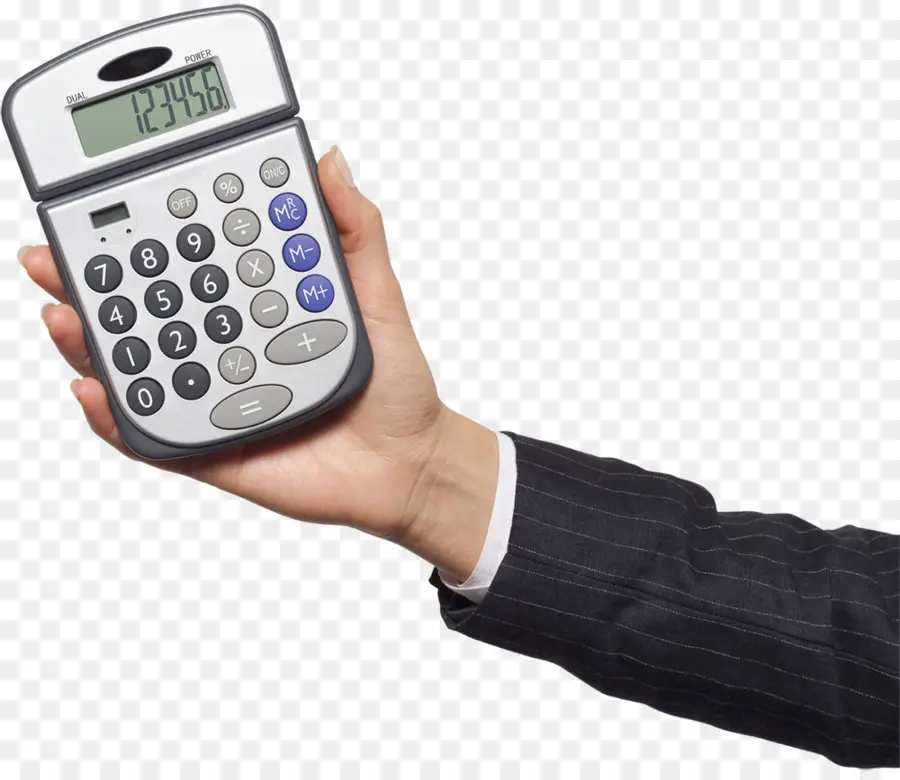 Calculadora，Mão PNG