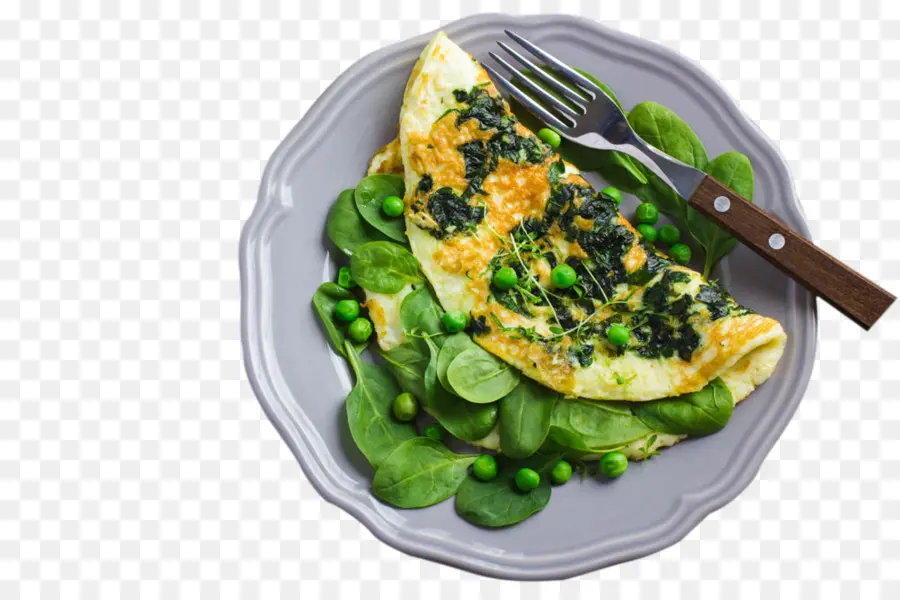 Omelete Com Espinafre，Placa PNG