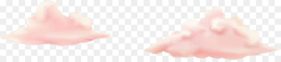 Nuvens Rosa，Fofinho PNG