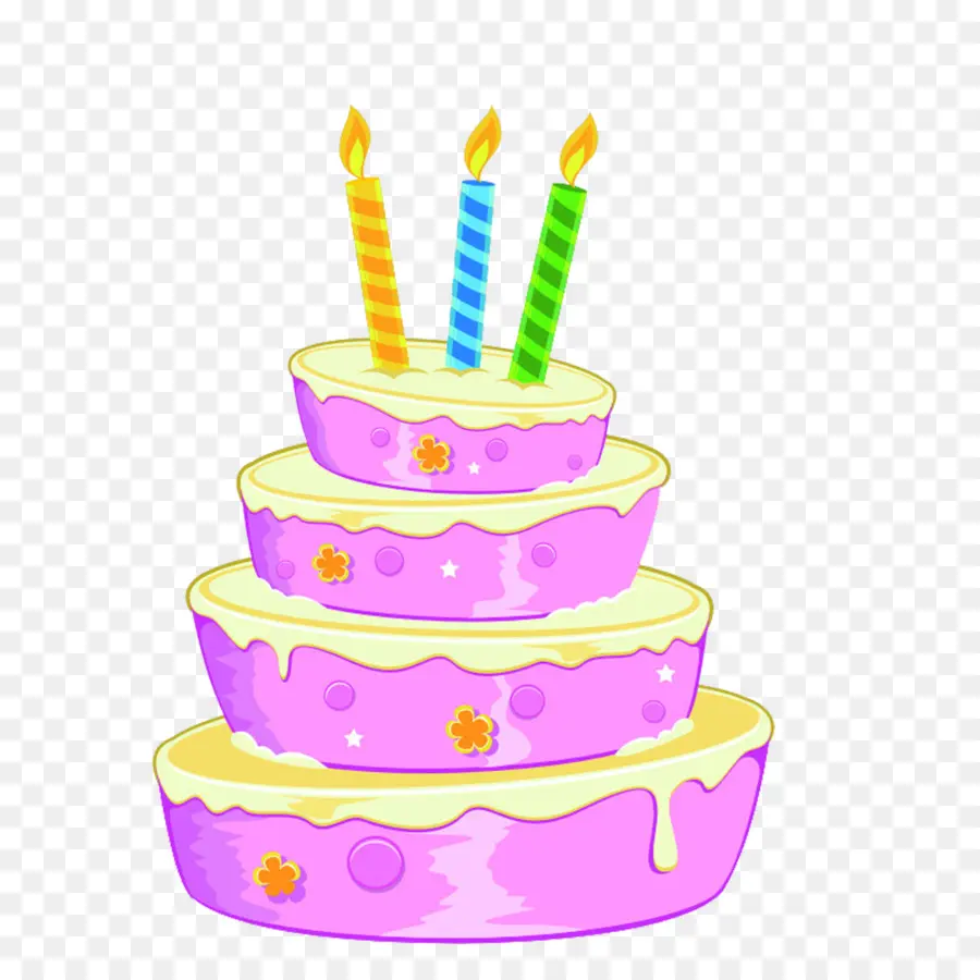 Bolo De Aniversário Rosa，Bolo PNG