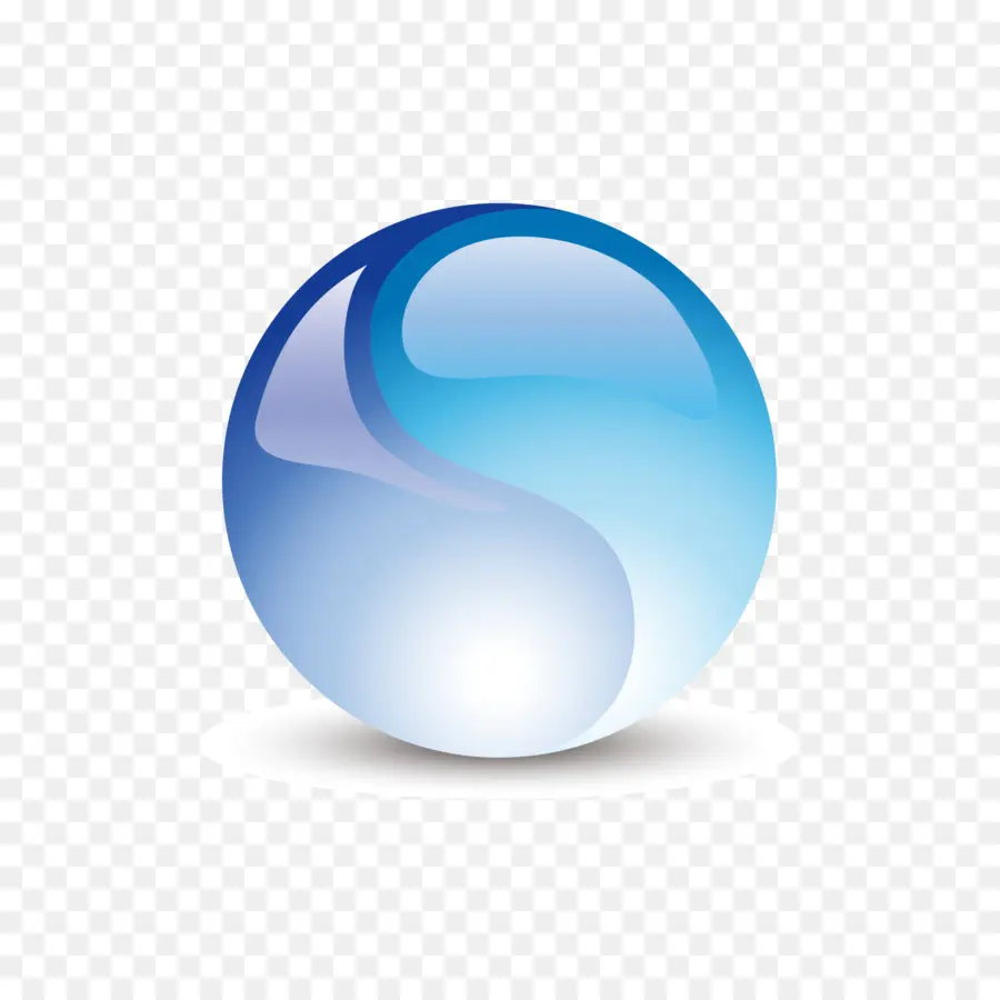 Esfera Azul，Bola PNG